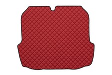 AUTOS Kunstleder Matte Kofferraummatte für PEUGEOT 306 03.94-04.02 Cabrio ROT