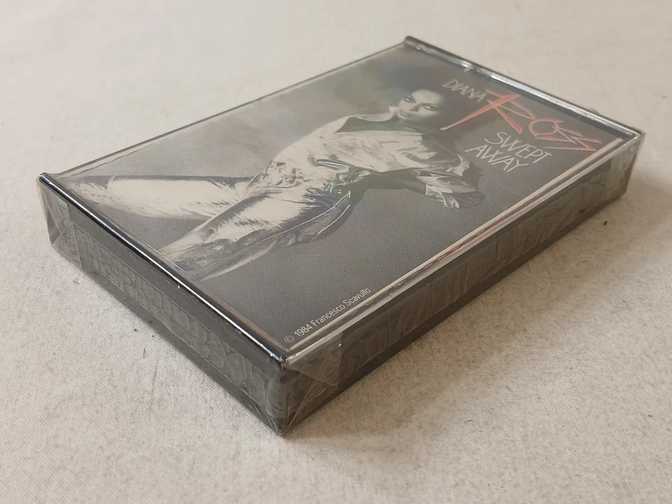 Diana Ross Swept Away SEALED Cassette Tape 1984 RCA Records Foto 4 de 4