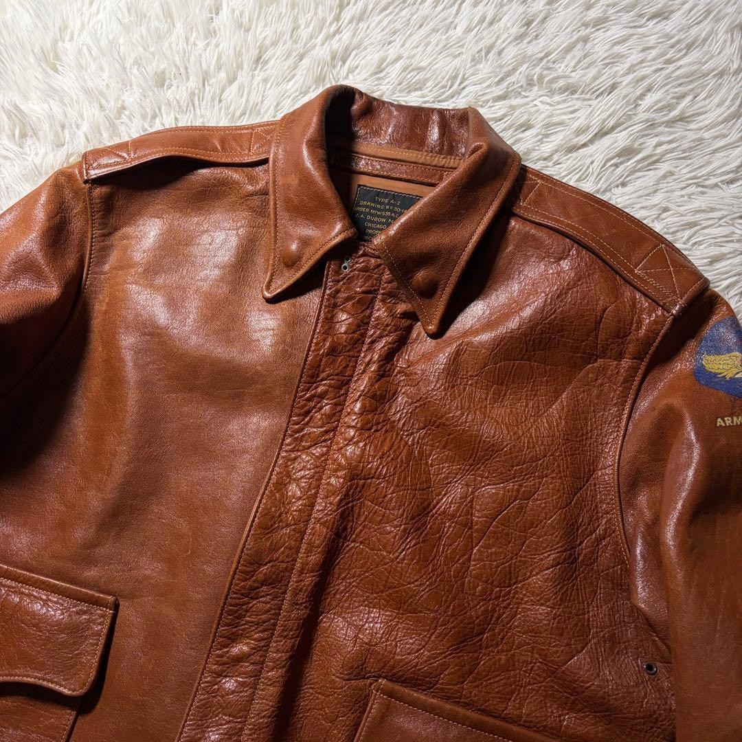 Buzz Rickson's Type A-2 Flight Jacket Horsehide B… - image 3