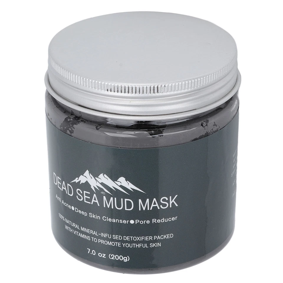 Dead Sea Mud Facial Mask Blackheads Acne Removing Deep Cleaning Hydrating For - Image 4 of 4