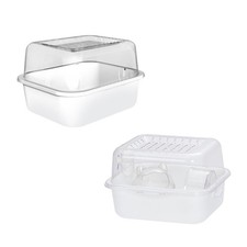 Cage pour hamster transparente, fournitures pour animaux de compagnie,
