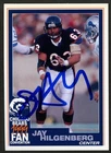 Jay Hilgenberg #63 signed autograph auto 1999 Chicago Bears Fan Convention Card