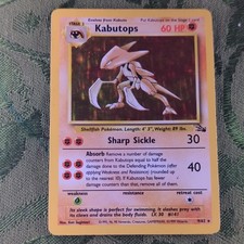 Pokemon TCG Kabutops Fossil Holo Rare 9/62 Unlimited English 1999 on eBay