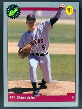 1991 Classic Draft Picks Shawn Estes #8 Seattle Mariners Rookie Card RC (High Sc. rookie card picture