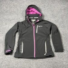 Regatta Softshell Jacket Womens 16 Black Xert Performance Hooded Outdoors