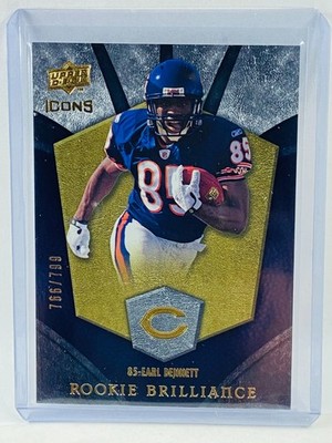 2008 Upper Deck Icons Earl Bennett Rookie Brilliance Silver #766/799