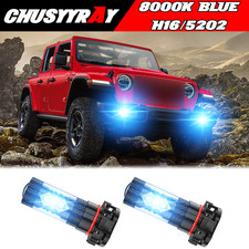 For Jeep Grand Cherokee 2011-2012 - 2X BULE LED Fog PSX24W Light Bulbs Lamp