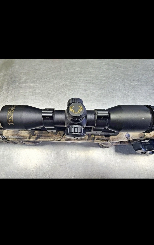 TENPOINT TITAN HLX CROSSBOW, COMES WITH 4X32 SCOPE, QUIVER ,ARROWS - Image 3 of 4