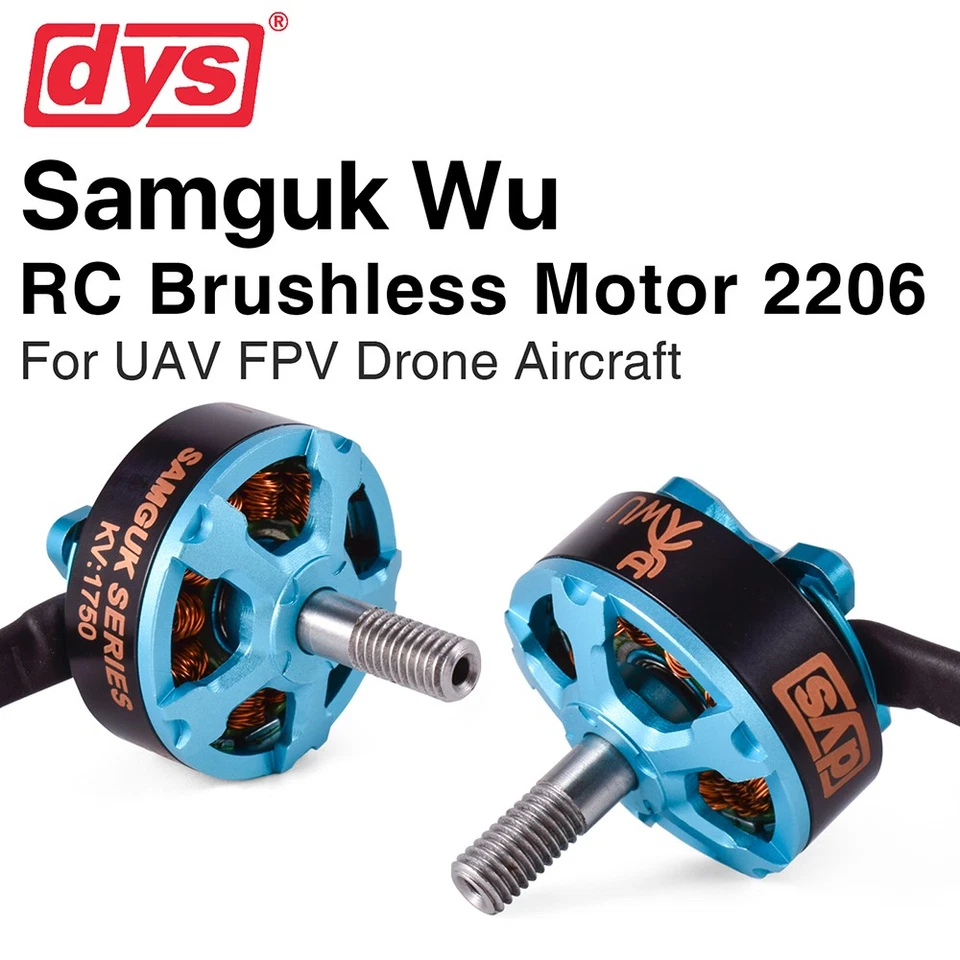 DYS SAMGUK WU 2206 Brushless Motor 1750KV 2400KV 2700KV For FPV Racing Drone - Image 2 of 4
