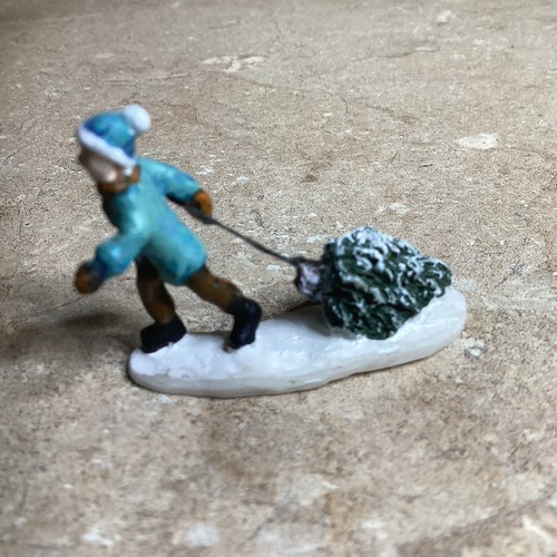 Hawthorne Village Accessories- "All Tied Up" & “boy Pulling Tree “ - Picture 4 of 5