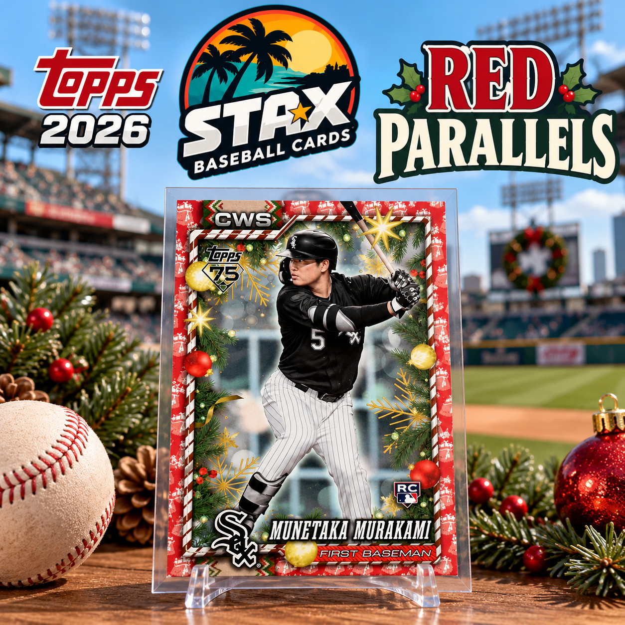 2026 Topps Holiday Baseball Red Parallels You Pick Complete Your Set