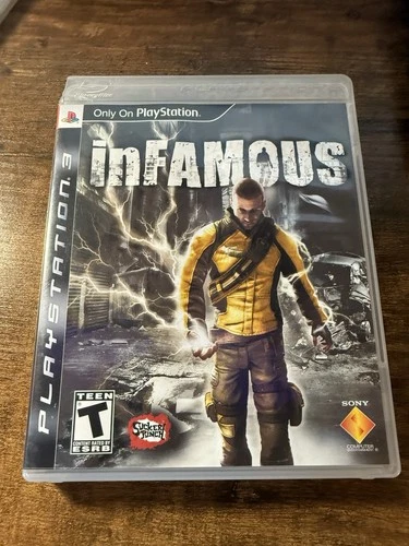 Sony inFAMOUS PlayStation 3 Action & Adventure Open World Game Manual Included