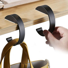 2PCS C Shape Purse Hook for Table Handbag Hanger for Desk Heavy Duty Purse Ho...