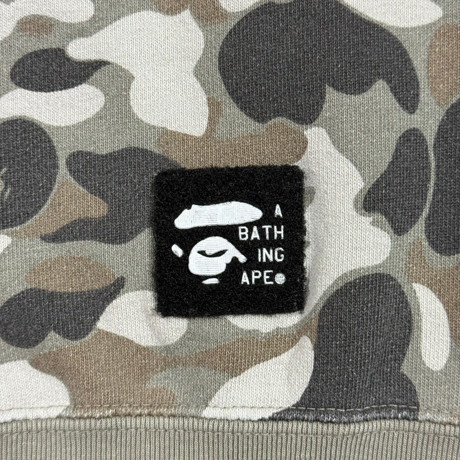 Authentic Bape 2000’s Camo Patchwork Crewneck Swe… - image 3