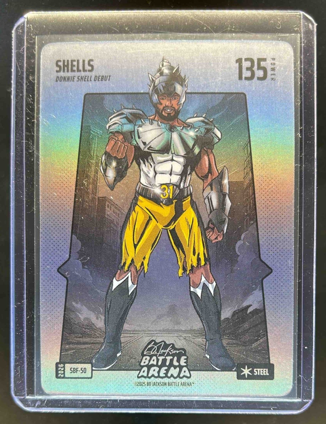 2026 Bo Jackson Battle Arena Griffey Shells Silver Battlefoil #SBF-50