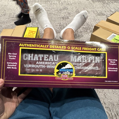 Trenes eléctricos MTH Chateau Martin vagón refrigerado calibre O marrón 20-94147 lado de acero | Zustand: New