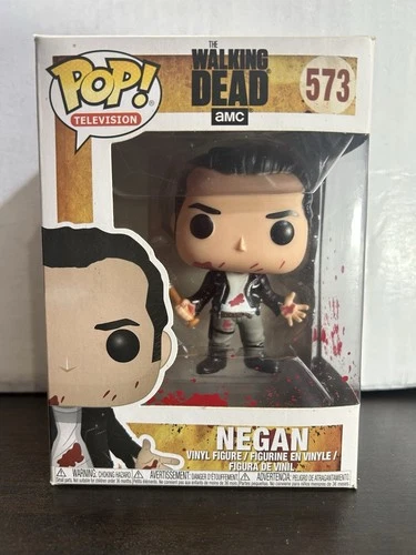 Negan (Clean Shaven) - The Walking Dead - Television Vaulted Funko Pop 573 W Pro