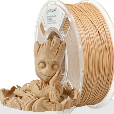 1kg Wood PLA Filament 1.75 3D Printer Filament(The Layer Should be Thicker Th...