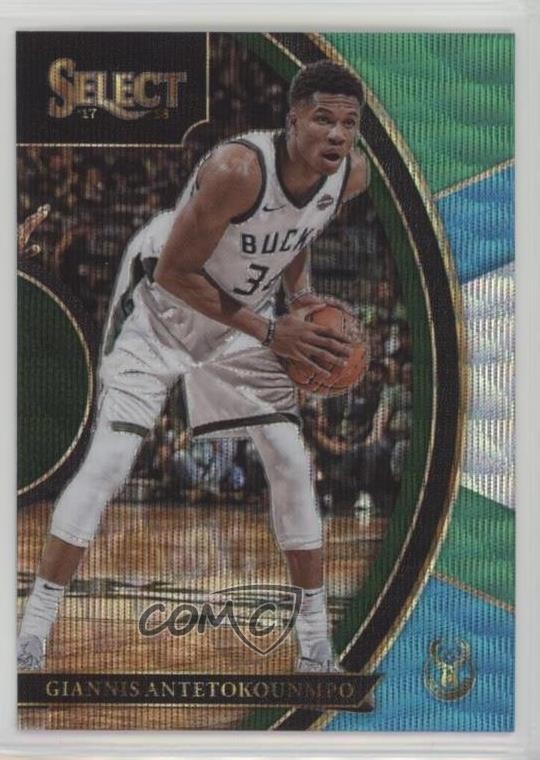 2017-18 Panini Select Concourse Tri-Color Prizm Giannis Antetokounmpo #3 0k8
