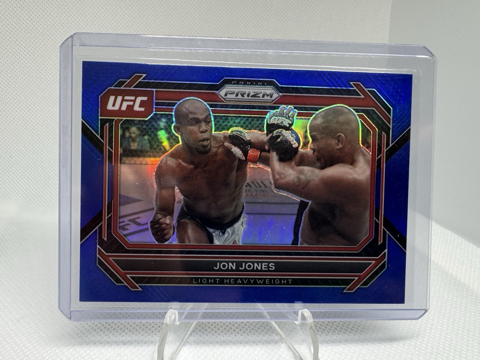2023 Panini Prizm UFC Jon Jones Blue /175 #74