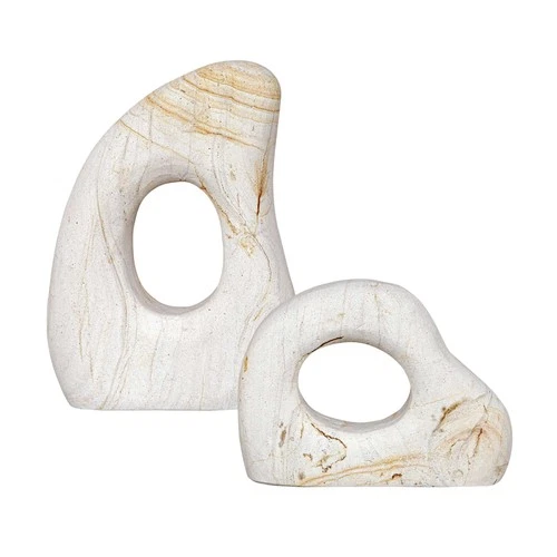 Uttermost 18265 Stone Flow 12" Tall Stone Minerals and Rocks - Palimanan Stone - Picture 2 of 6