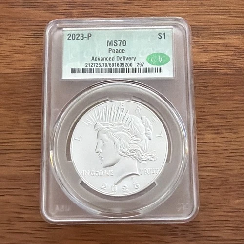 CAC 2023 MS70 Peace Dollar 🇺🇸