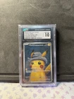 2023 BLACK STAR PROMO POKEMON X VAN GOGH #085 PIKACHU WITH GREY FELT HAT CGC 10