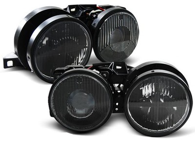 Headlights for BMW 3 Series E30 1982-1989 1990 1991 1992 1993 1994 VR-1209 Black