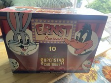Boxed set of 10 Cartoon Superstars VHS Tapes- 18046