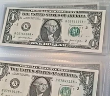(60) $1 Dollar Star Notes Mixed Years & Condition Plus Binder - Read Below -