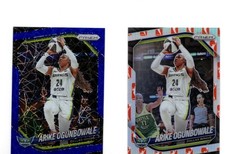 Arike Ogunbowale WNBA Logo & Blue Velocity 2025 Panini Prizm WNBA #73 ~ Wings