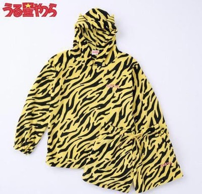 M Size Limited Urusei Yatsura Ram-Chan Tiger Pattern Room Wear Setup Rumiko Taka