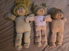 Vintage Cabbage Patch Kids Dolls 1980s Lot Of 3