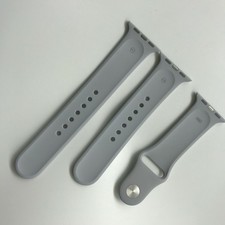 Original Apple watch Series 10 9 8 SE 7 Sport Band 38mm 40mm 41MM 42MM Fog gray