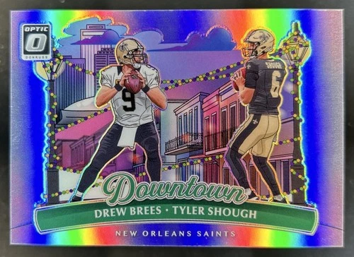 2025 Donruss Optic Drew Brees/Tyler Shough Base (RAW)