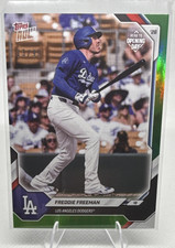 2026 Topps Now Road to Opening Day Freddie Freeman Green 13/99 Dodgers #OD-273