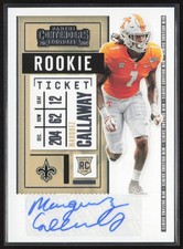 2020 Contenders Marquez Callaway #253 Auto RC Rookie Ticket New Orleans Saints
