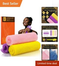High-Quality Exfoliating Bath Sponges - 3-Pack for Complete Cleansing Experience