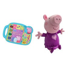 PEPPA PIG VTech LEARN  DISCOVER Electronic Book 2019  12" Plush PEPPA PIG