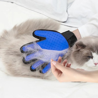 Pet Grooming Glove Deshedding Hair Remover Brush for Dogs Cats US