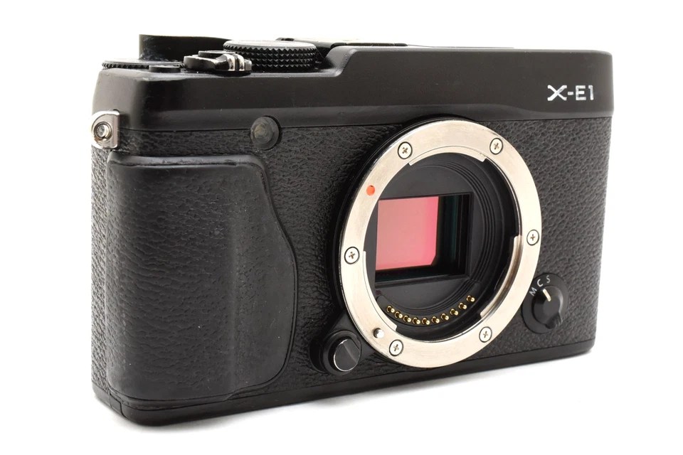 Cámara digital SRL Fujifilm X-E1 16,3 MP serie X cuerpo negro JAPÓN [Casi COMO NUEVA] Foto 4 de 4