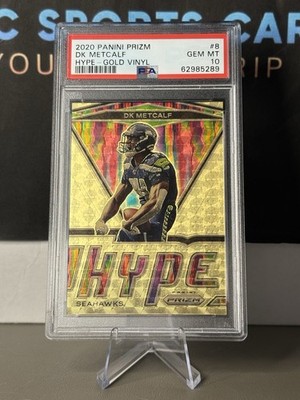 Dk Metcalf 2020 Prizm Hype Gold Vinyl SSP /5 PSA 10 Seahawks!