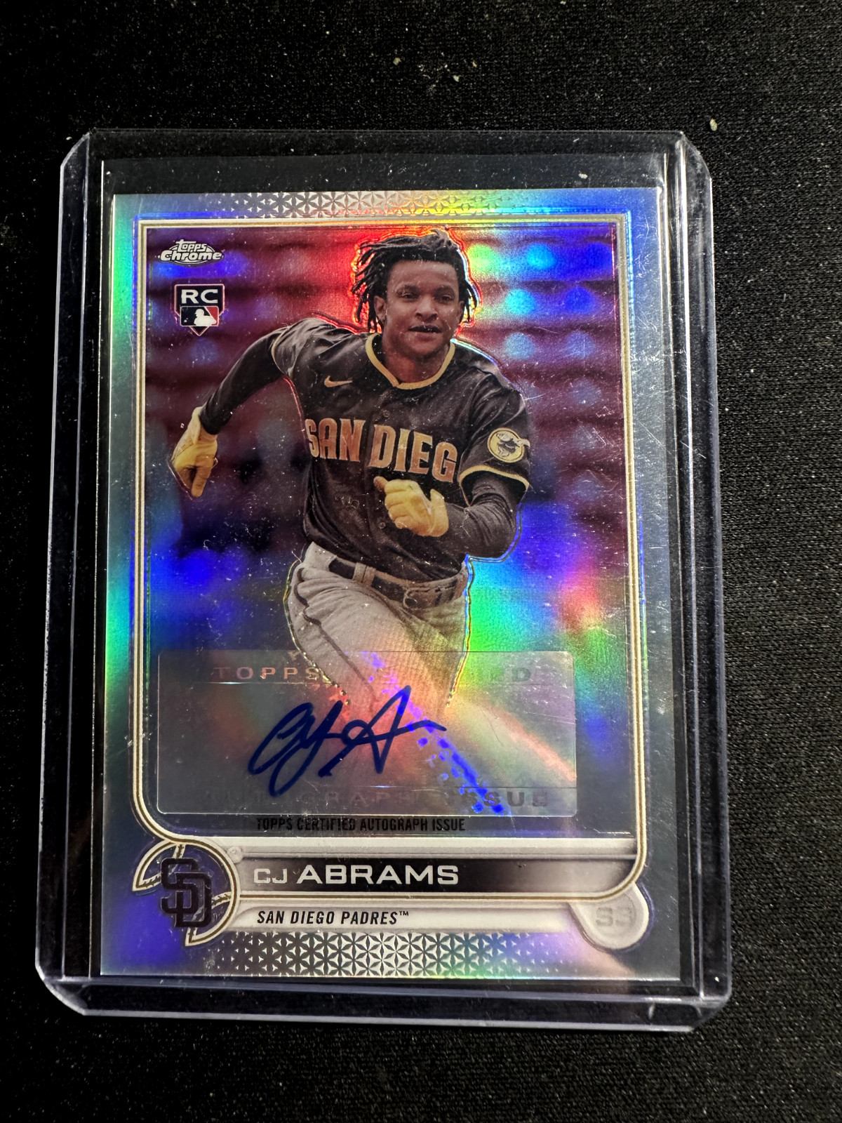 Cj Abrams topps chrome AC-CA 2022 topps chrome update autograph
