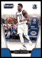 2016-17 Panini Threads - Wesley Matthews #130