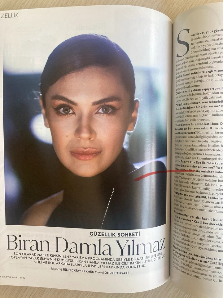 inStyle Turkey March 2022 Tuba Büyüküstün - Hazar Motan - Image 2 of 4