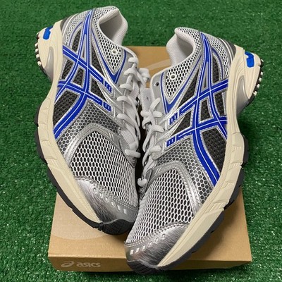 Size 10 - ASICS Gel-DS Trainer 14 White Blue Sneakers 1203A607-103 Ship Fast!