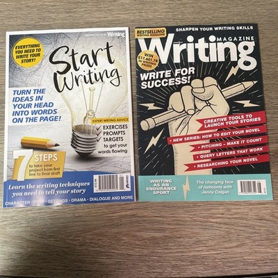 Start Writing & Write for success, NEW Magazines Aug 2025 Writing Advice Editing
