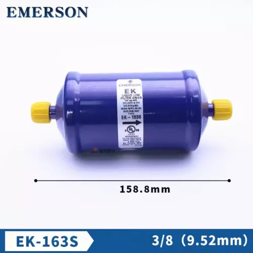 Emerson Liquid Line Filter Drier EK-163S Welding 10mm Coolant Drying Filter