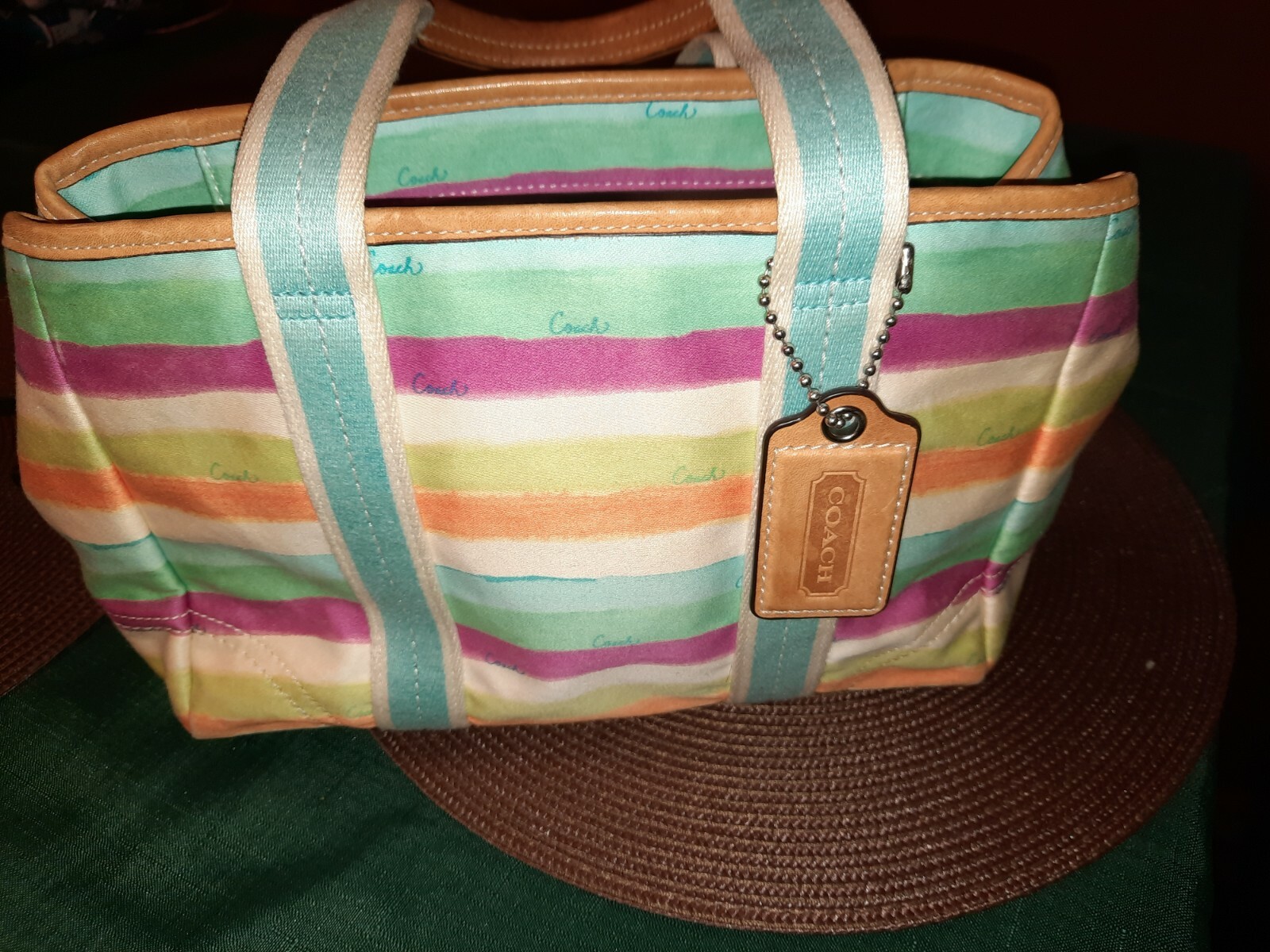 Multi Color Coach Bag Gem