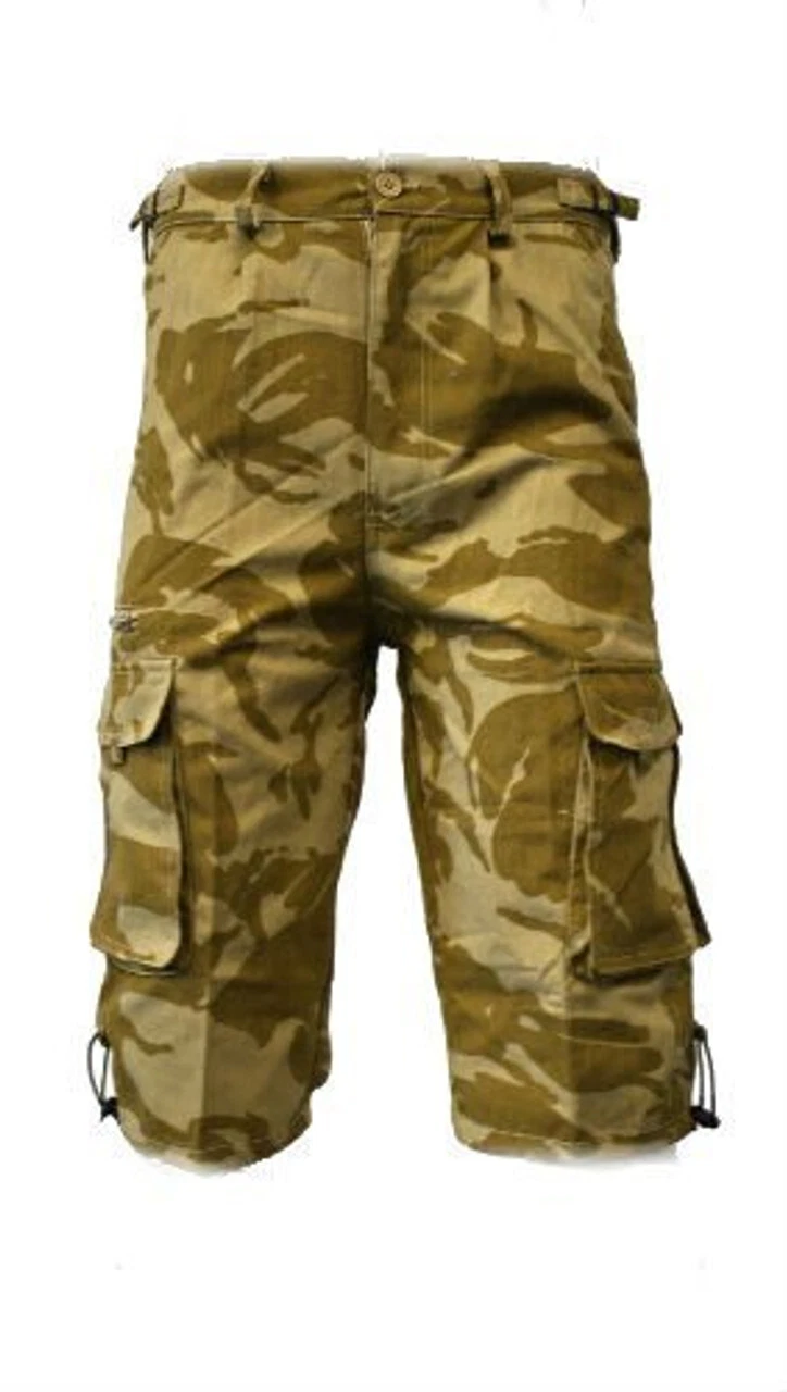 Dallaswear British Desert Cargo Camo Shorts